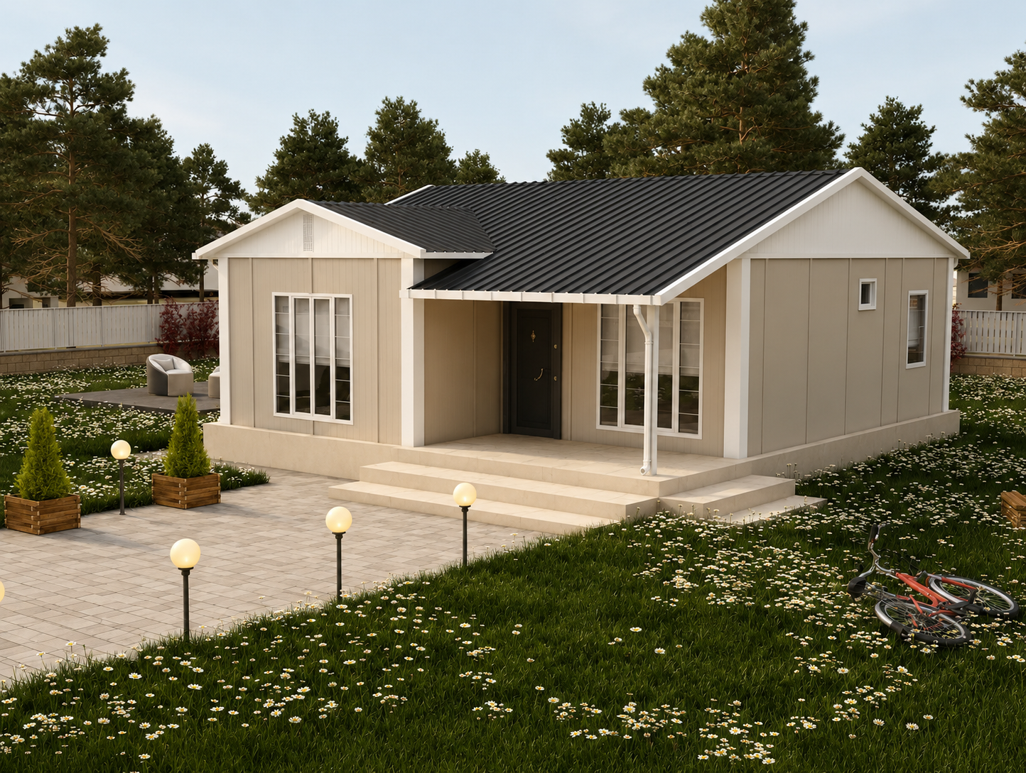 68 m² Prefabrik Ev