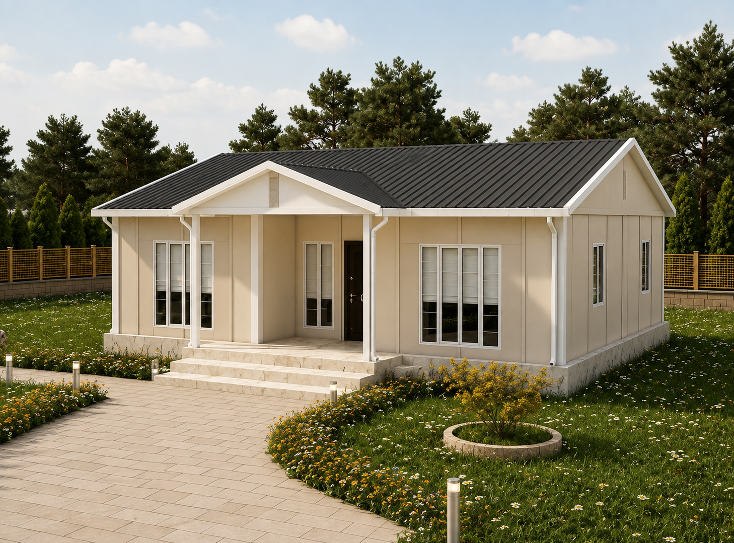 96 m² Prefabrik Ev