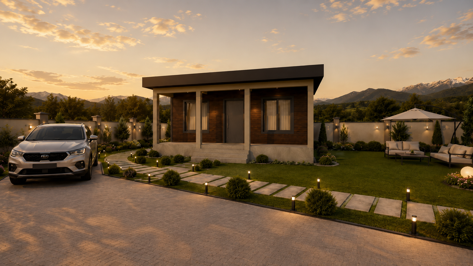 44 m² 1+1 Tek Katlı Çelik Ev