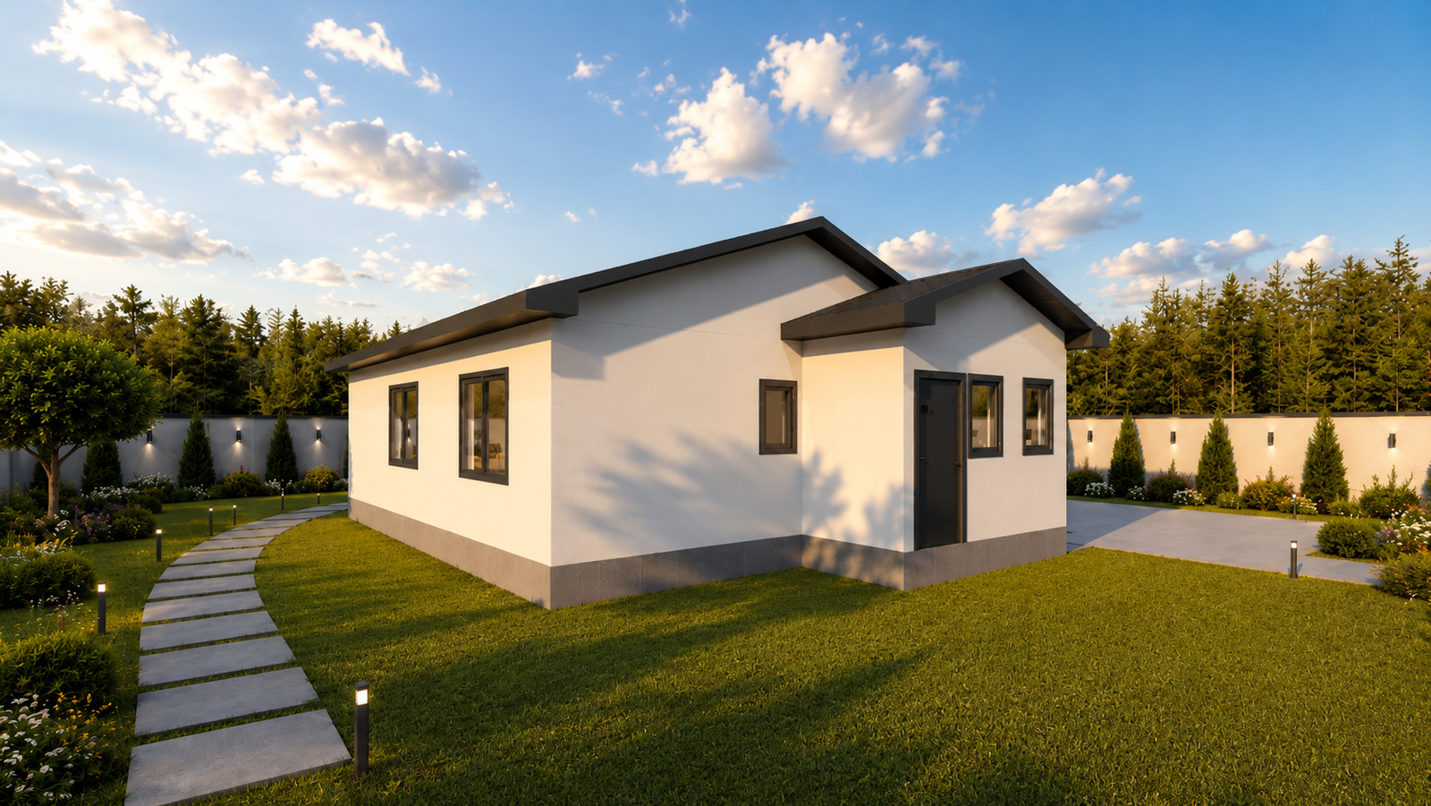 78 m² 2+1 Tek Katlı Çelik Ev