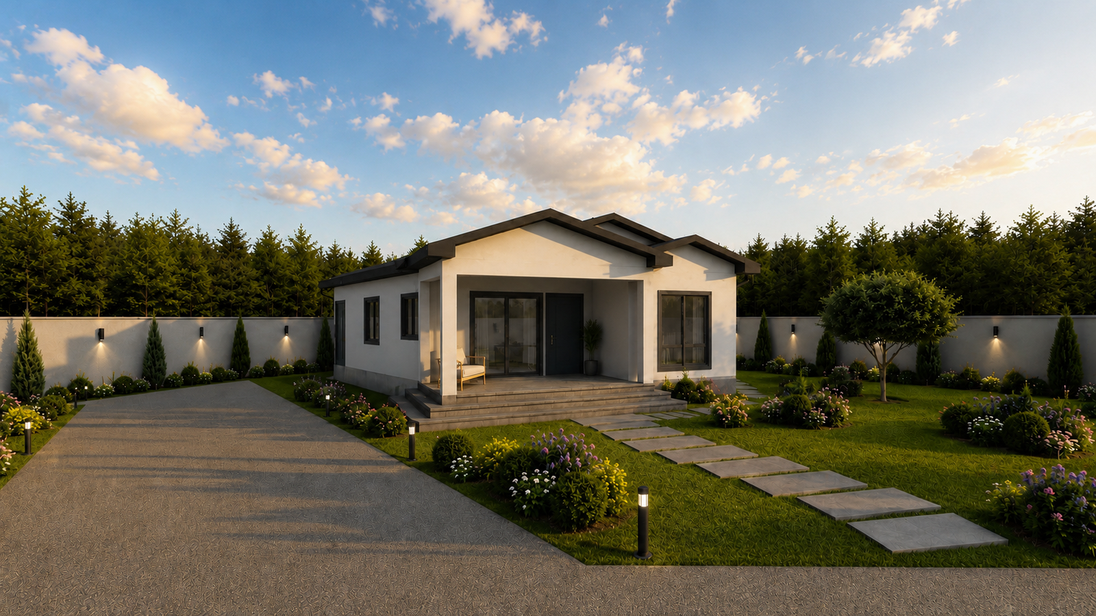 78 m² 2+1 Tek Katlı Çelik Ev