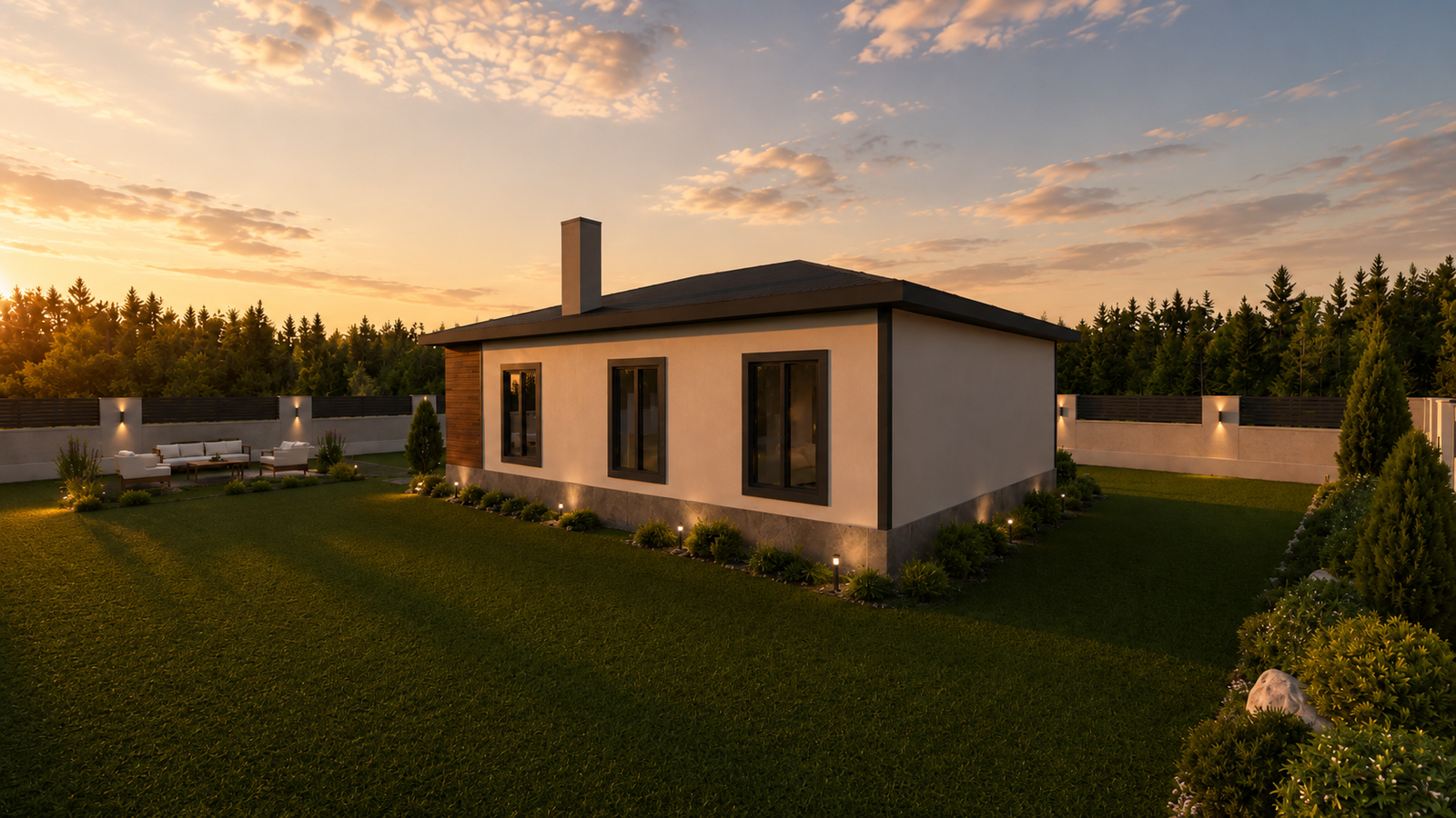 88 m² 3+1 Tek Katlı Çelik Ev