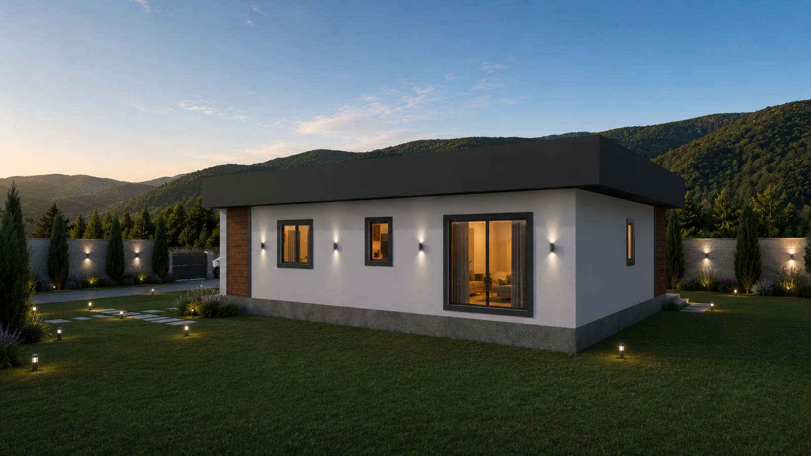 105 m² 2+1 Tek Katlı Çelik Ev
