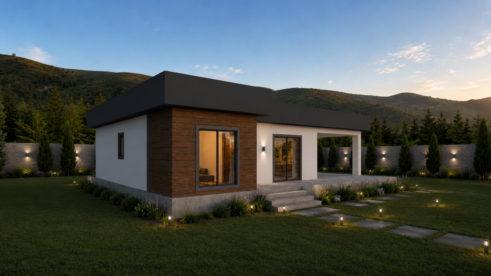 105 m² 2+1 Tek Katlı Çelik Ev