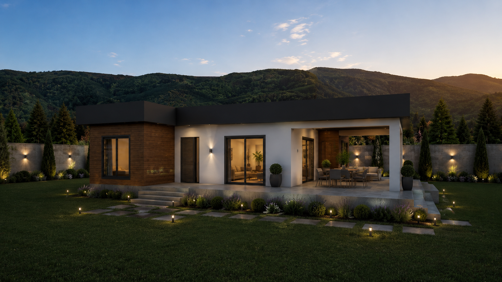 105 m² 2+1 Tek Katlı Çelik Ev