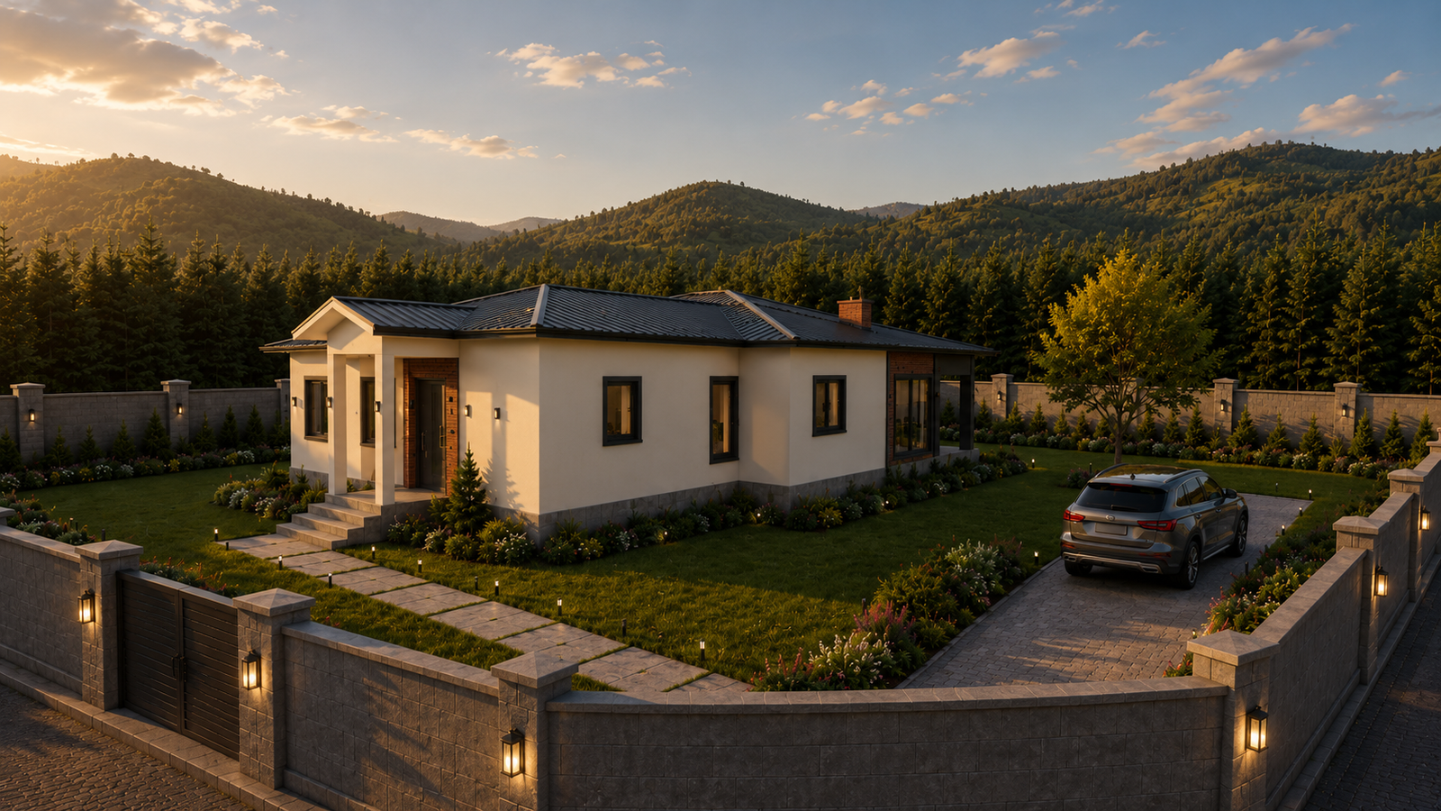 124 m² 2+1 Tek Katlı Çelik Ev
