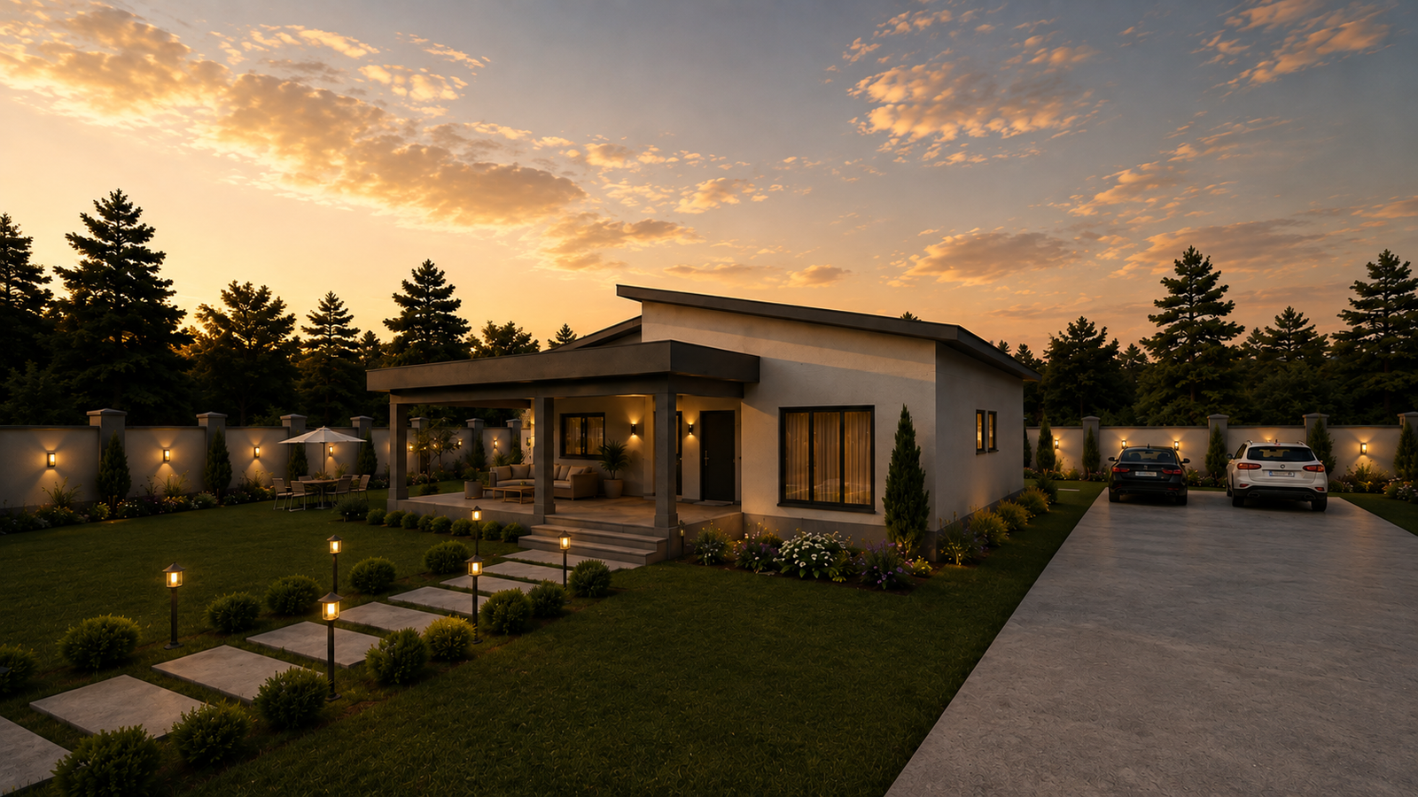 155 m² 3+1 Tek Katlı Çelik Ev