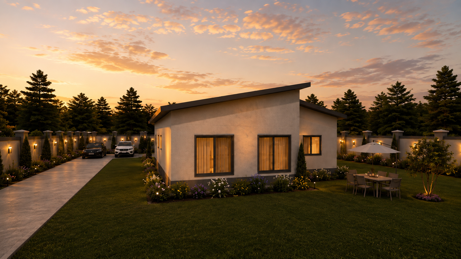 155 m² 3+1 Tek Katlı Çelik Ev