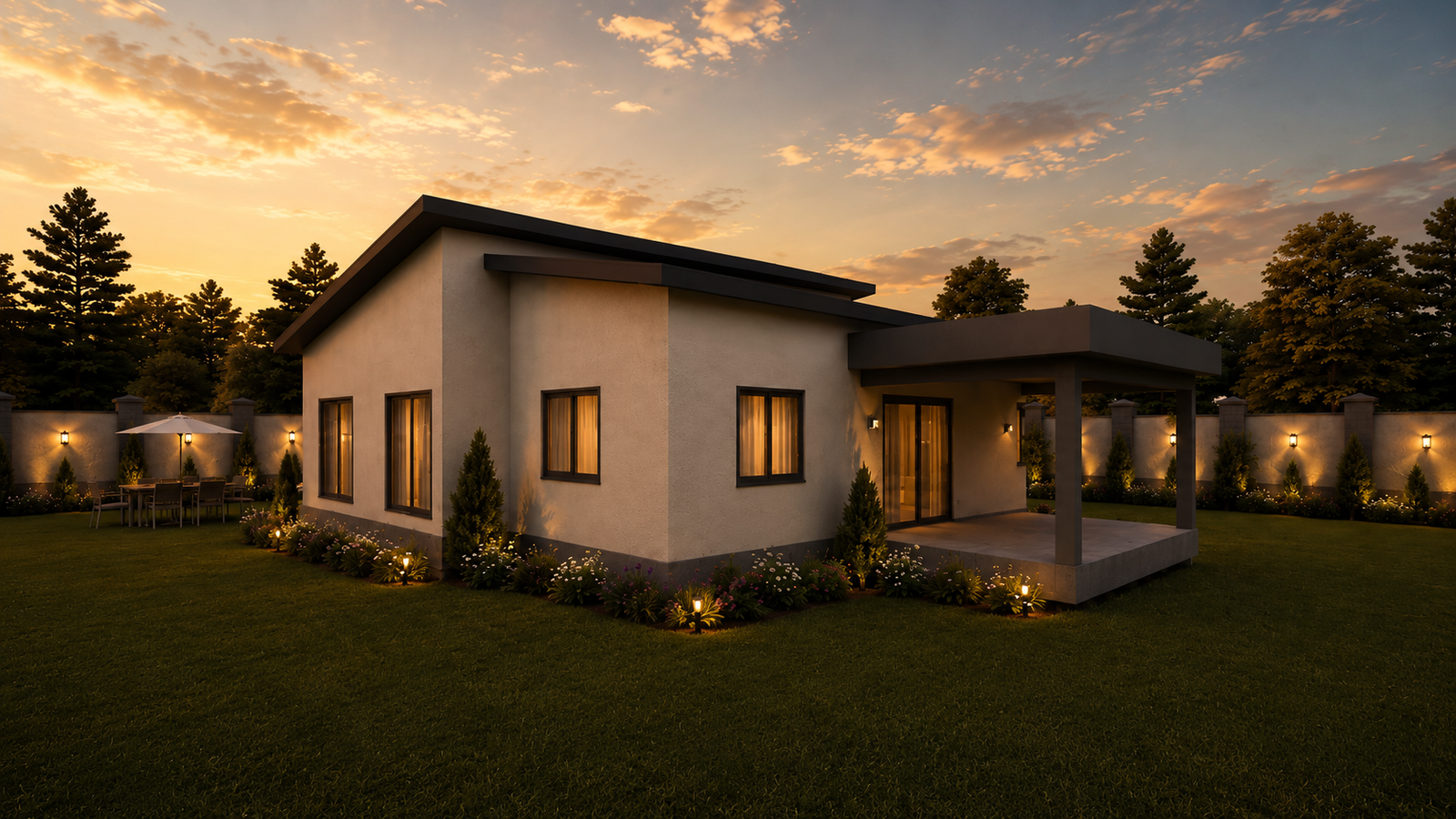 155 m² 3+1 Tek Katlı Çelik Ev