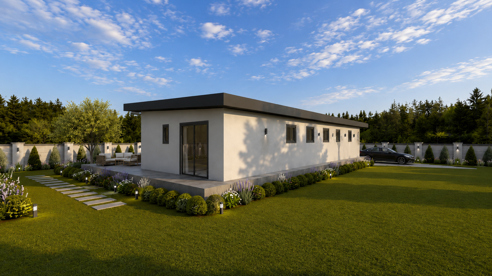 182 m² 3+1 Tek Katlı Çelik Ev