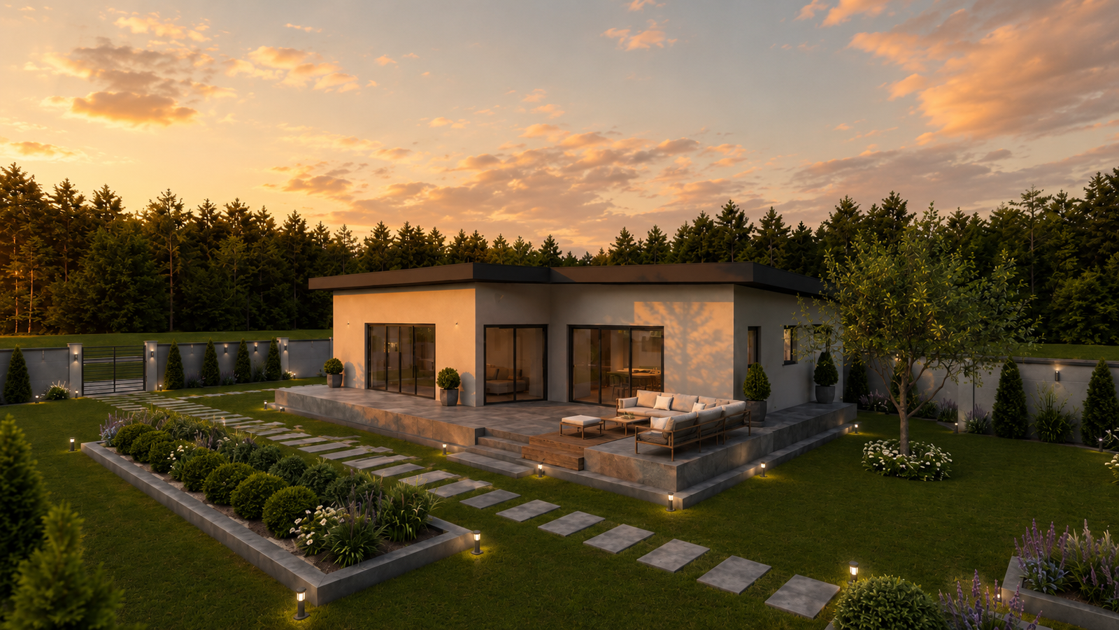 182 m² 3+1 Tek Katlı Çelik Ev