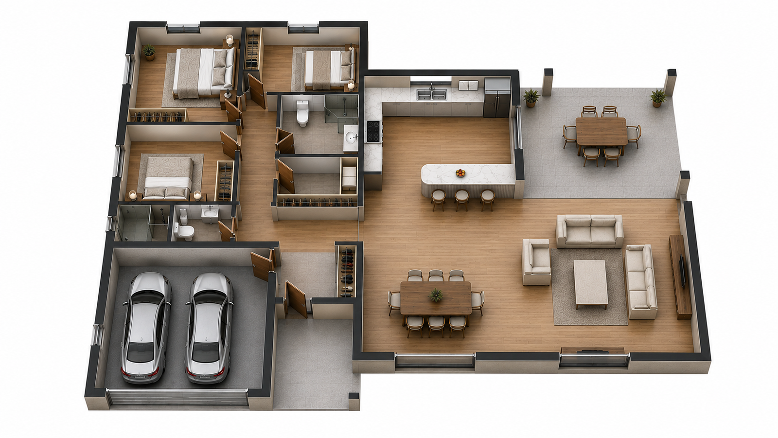 196 m² 3+1 Tek Katlı Çelik Ev