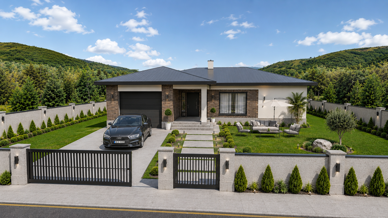 196 m² 3+1 Tek Katlı Çelik Ev
