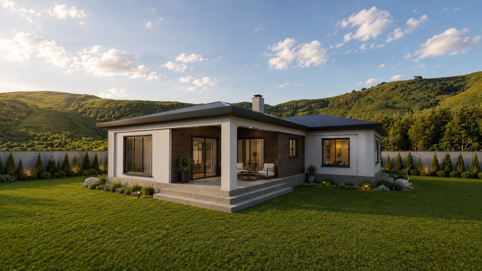 196 m² 3+1 Tek Katlı Çelik Ev