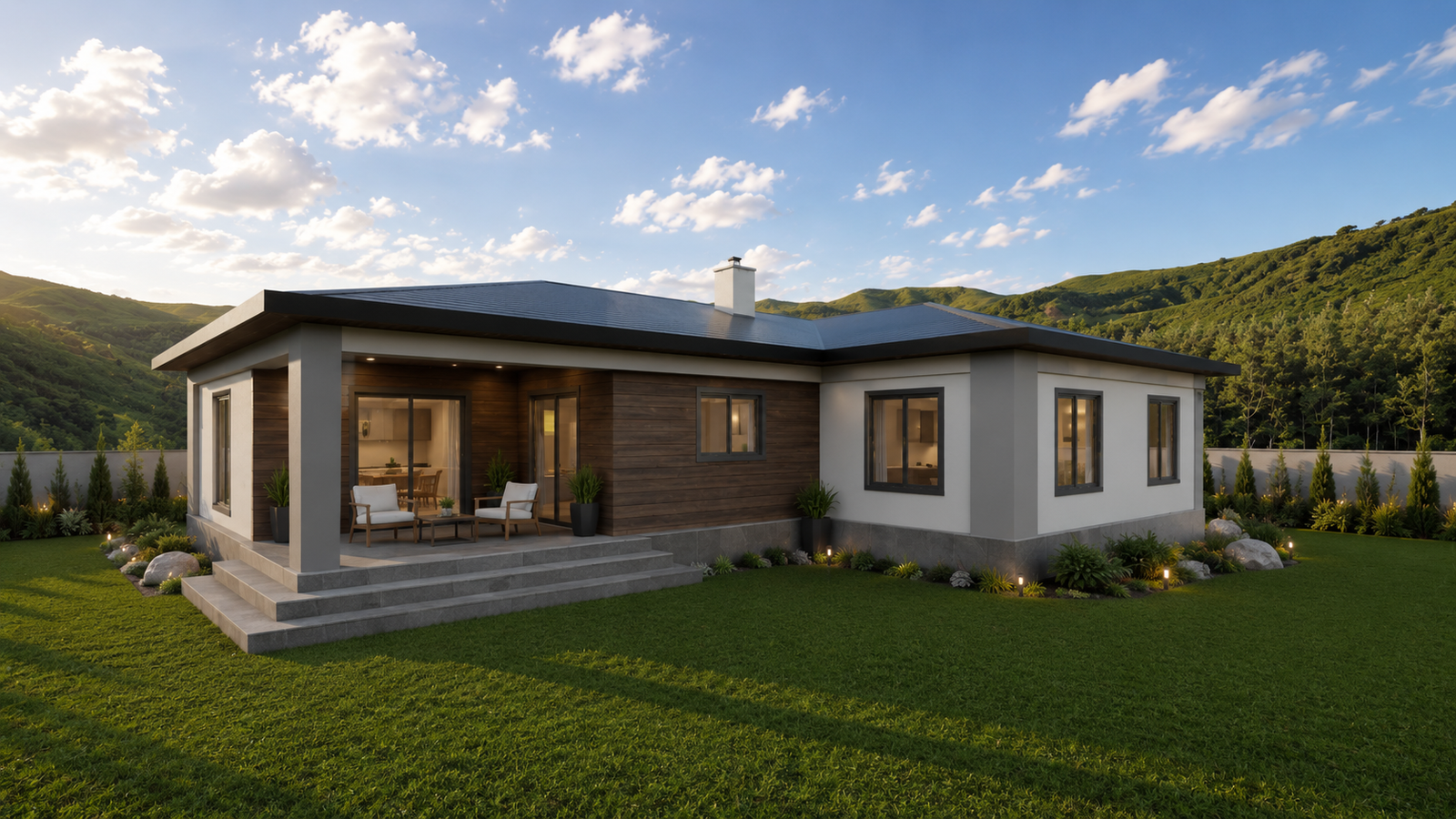 196 m² 3+1 Tek Katlı Çelik Ev