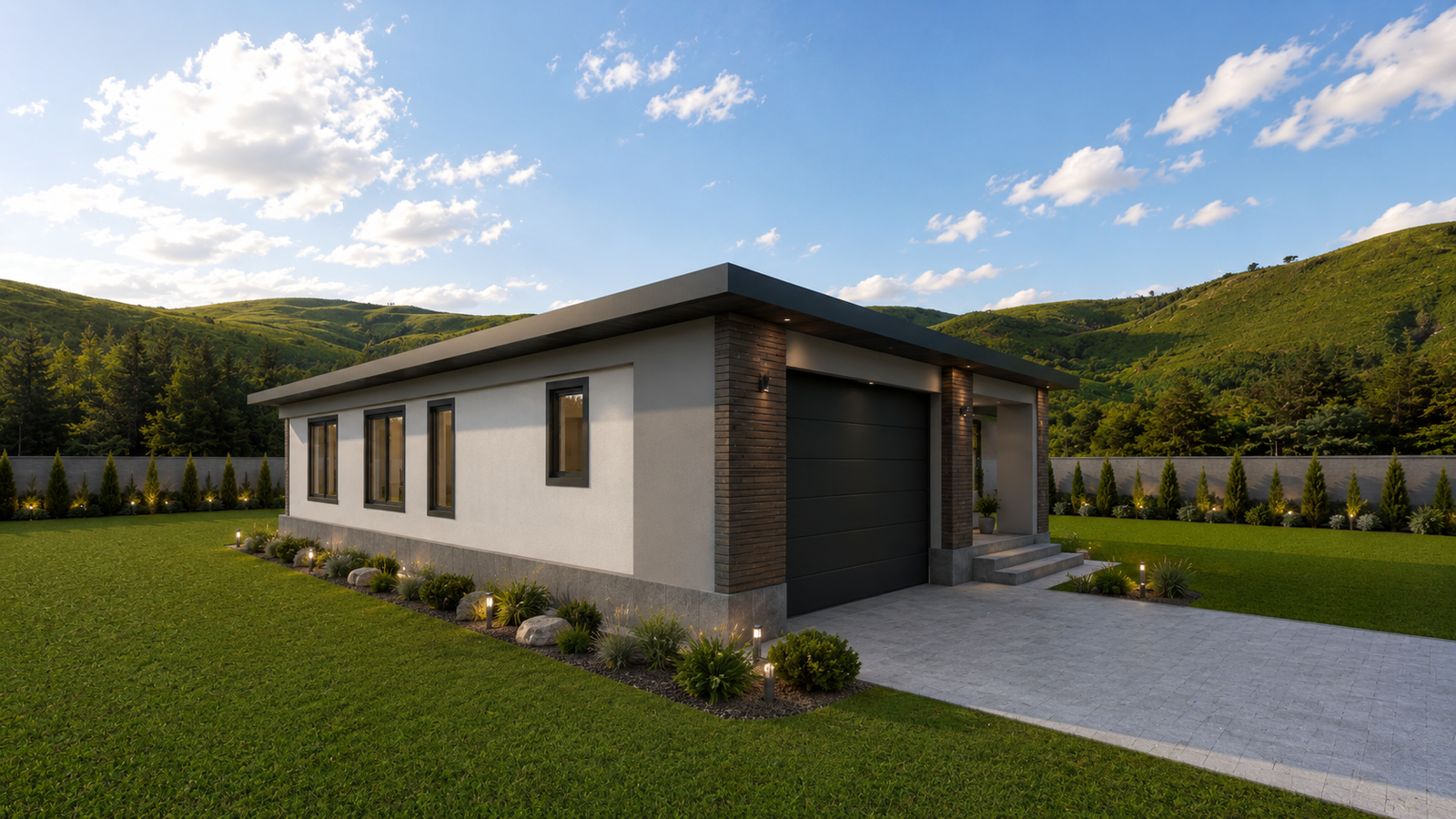 196 m² 3+1 Tek Katlı Çelik Ev