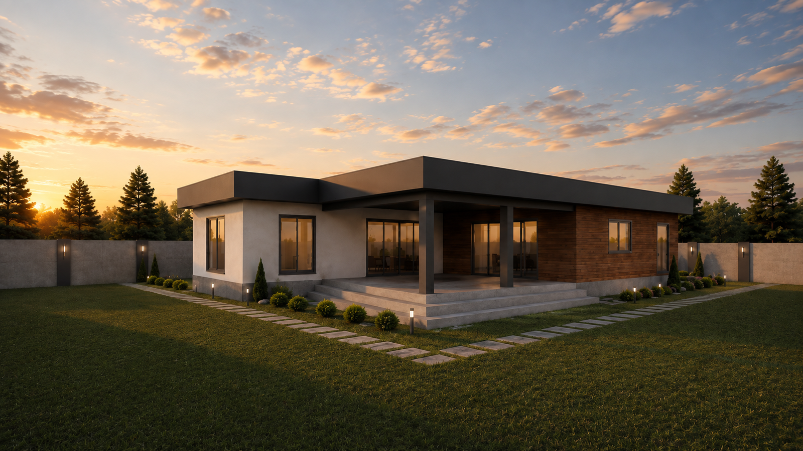 210 m² 3+1 Tek Katlı Çelik Ev