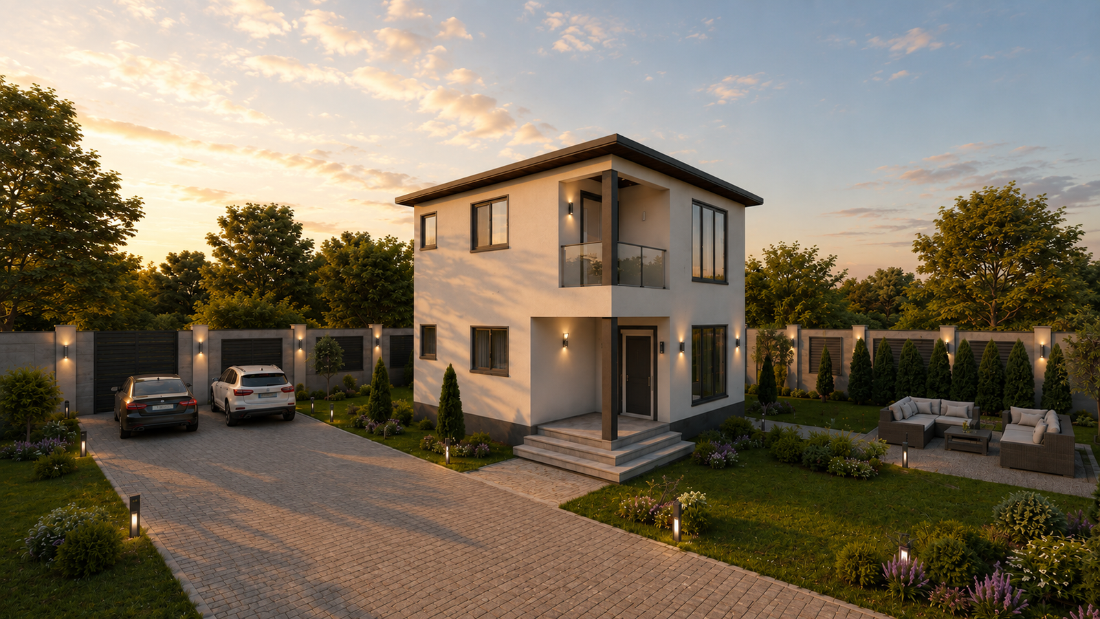 84 m² 2+1 İki Katlı Çelik Ev