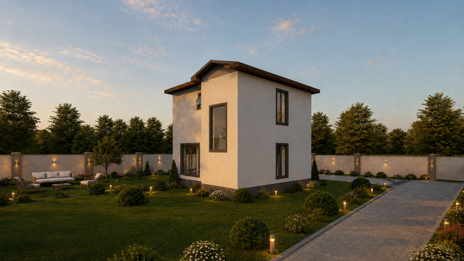 84 m² 2+1 İki Katlı Çelik Ev