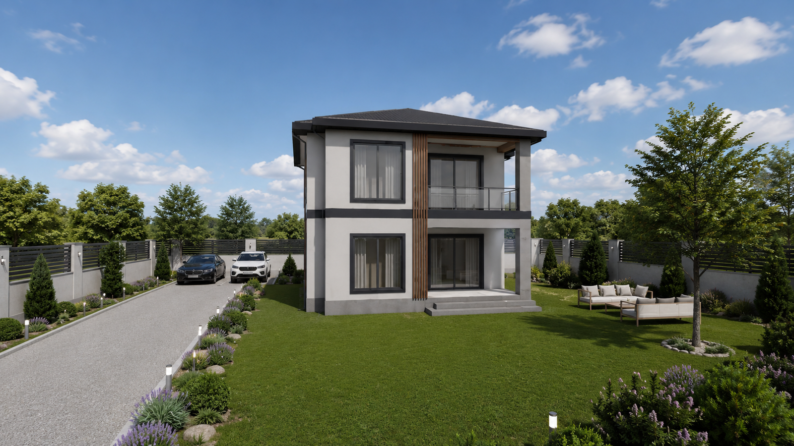 124 m² 4+1 İki Katlı Çelik Ev