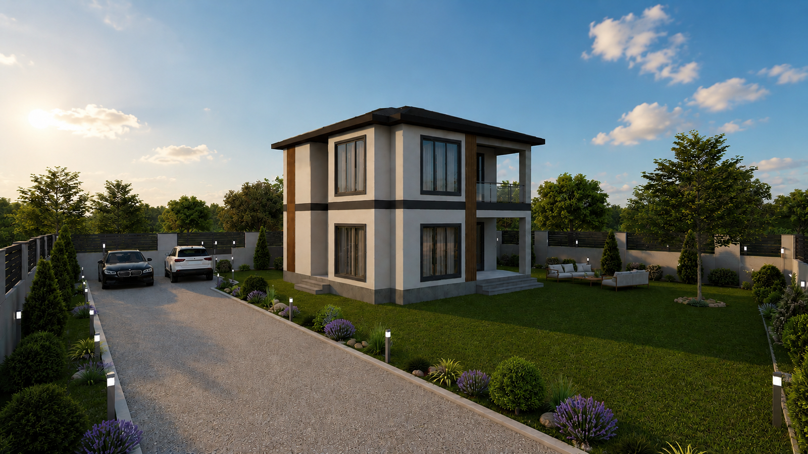 124 m² 4+1 İki Katlı Çelik Ev