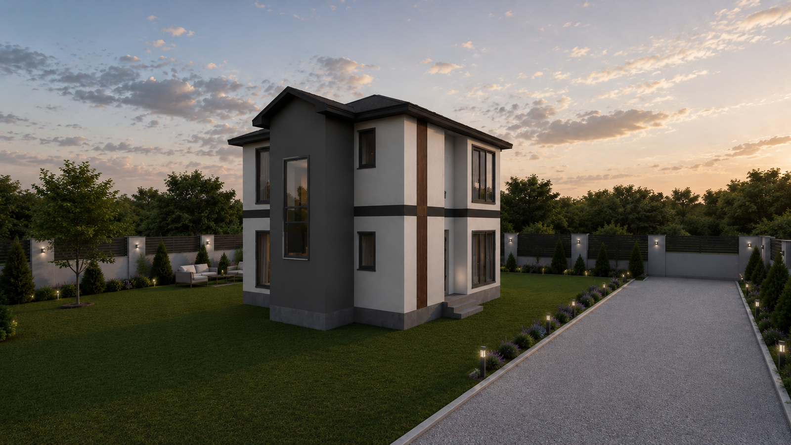 124 m² 4+1 İki Katlı Çelik Ev