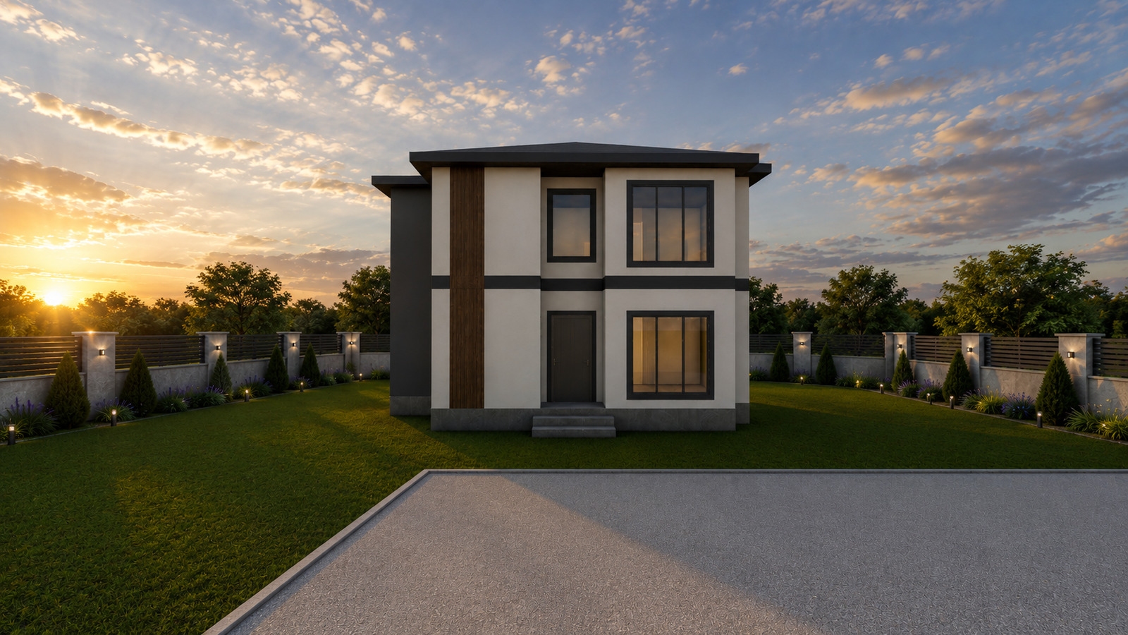 124 m² 4+1 İki Katlı Çelik Ev