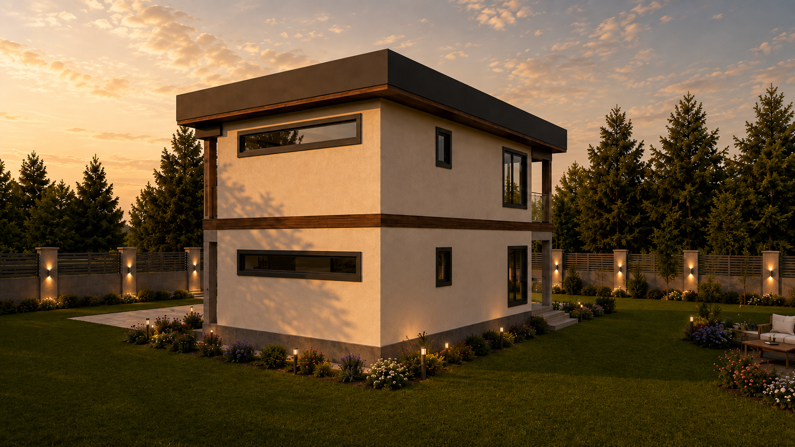 134 m² 3+1 İki Katlı Çelik Ev