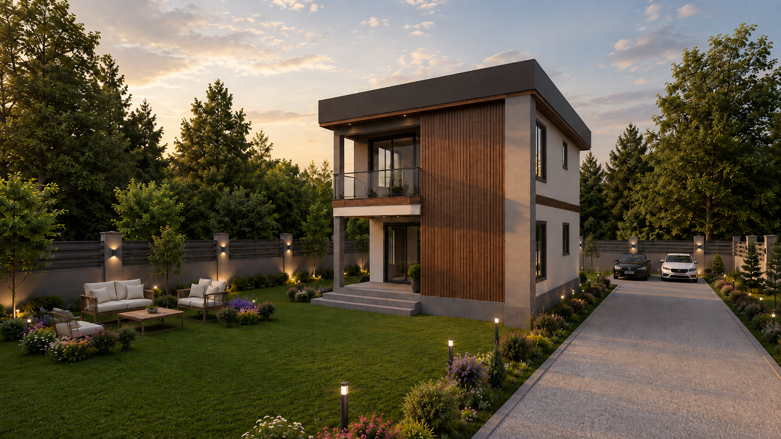 134 m² 3+1 İki Katlı Çelik Ev