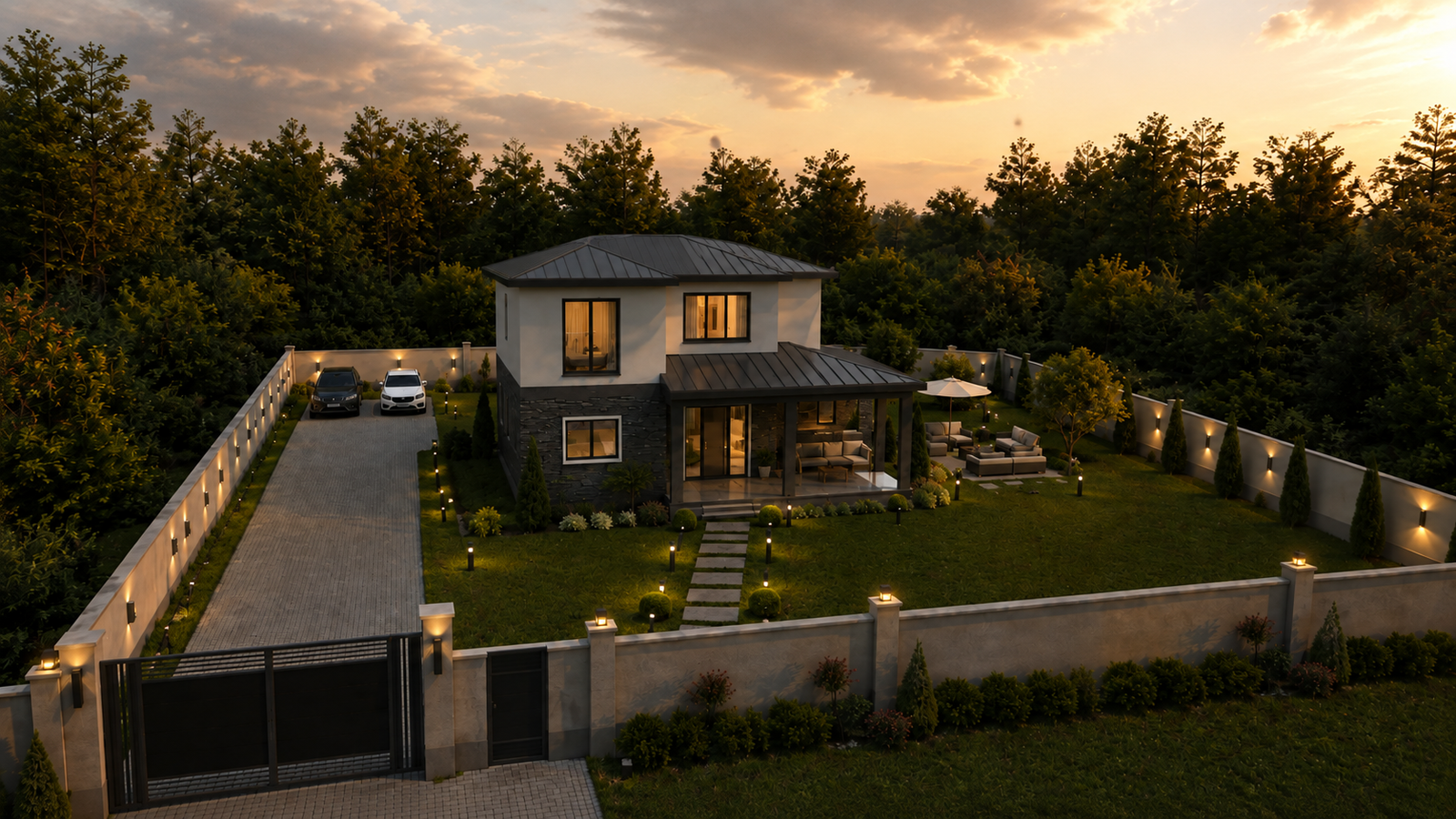 149 m² 3+1 İki Katlı Çelik Ev