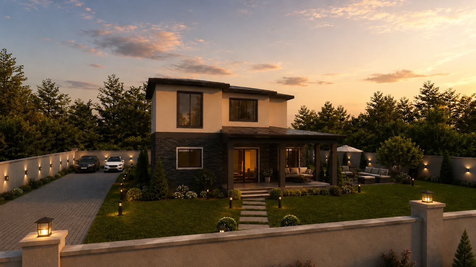 149 m² 3+1 İki Katlı Çelik Ev