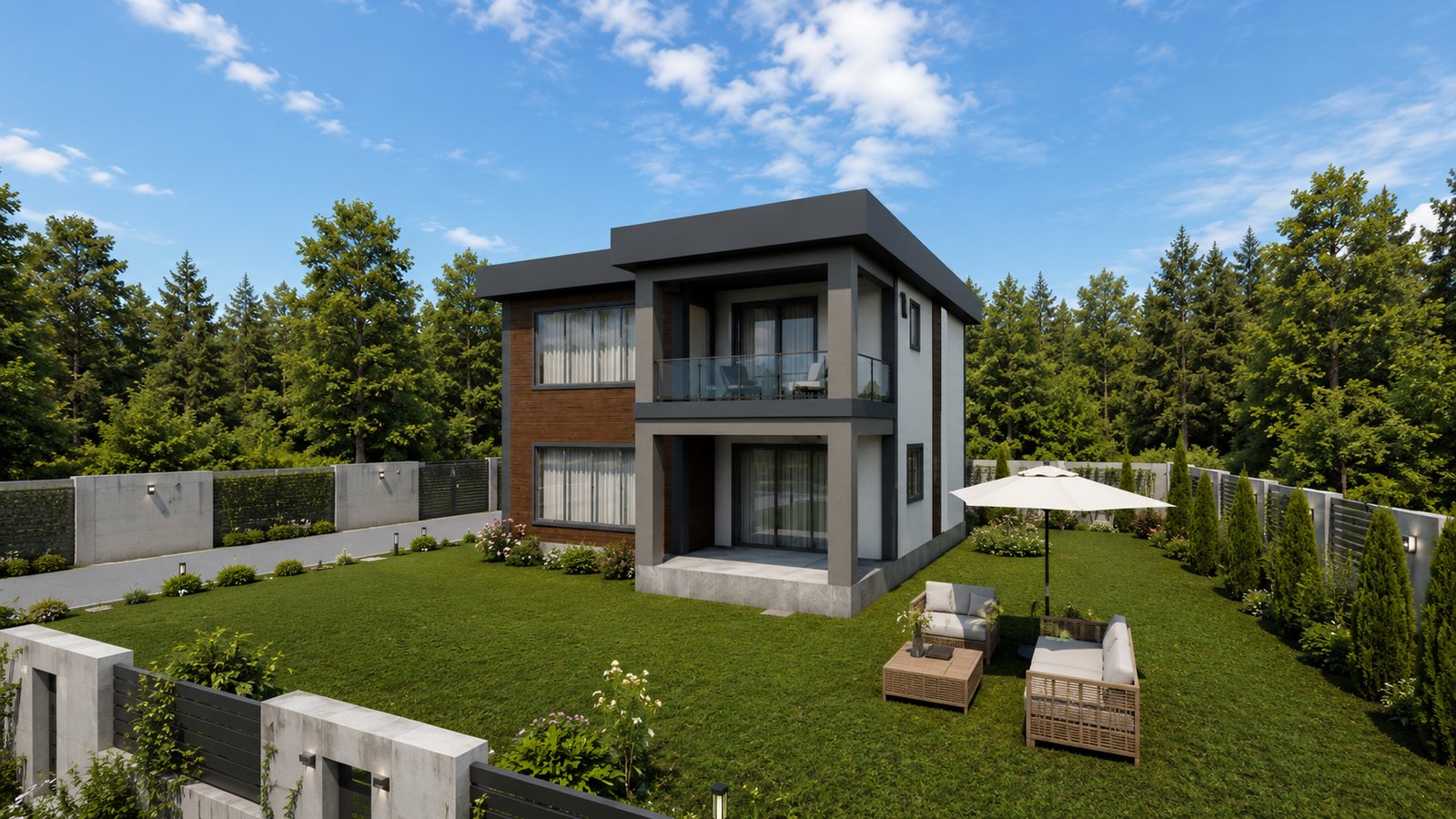 176 m² 3+1 İki Katlı Çelik Ev