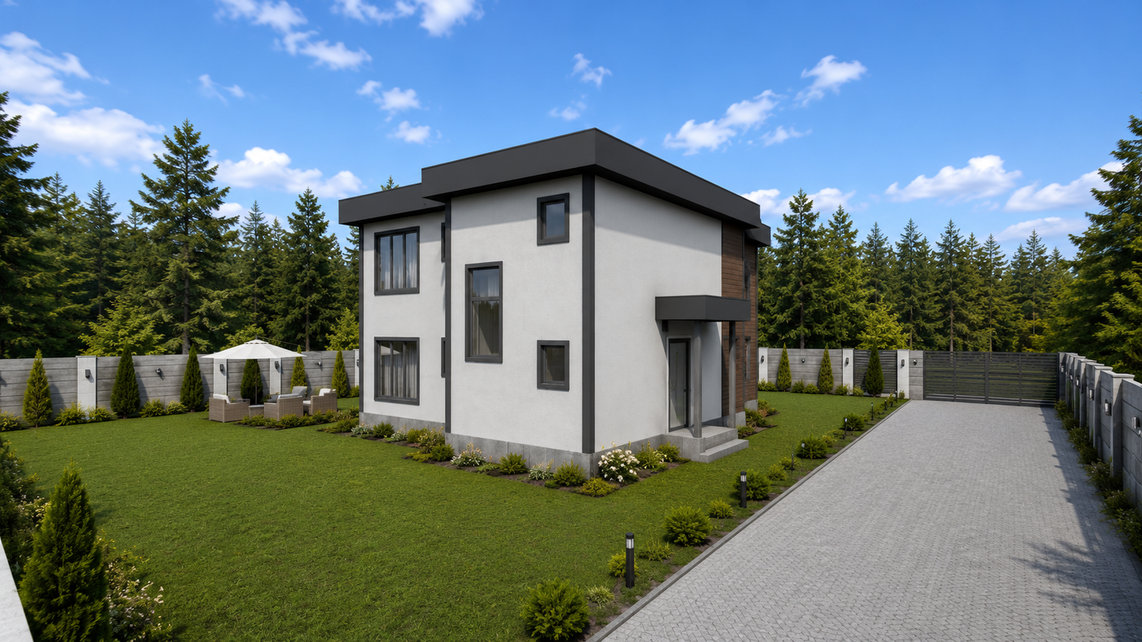 176 m² 3+1 İki Katlı Çelik Ev