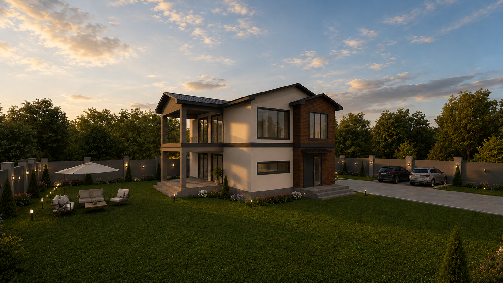 182 m² 3+1 İki Katlı Çelik Ev