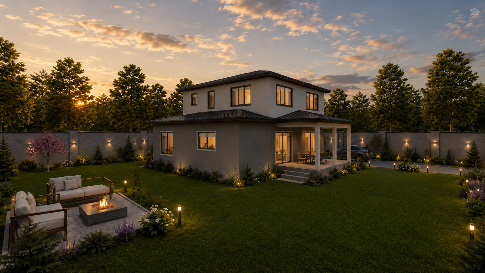 218 m² 4+1 İki Katlı Çelik Ev