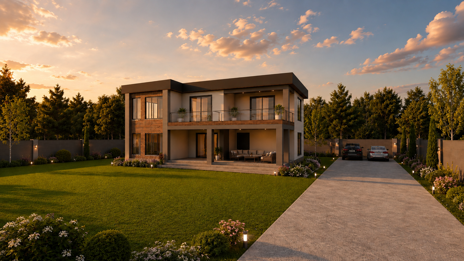 242 m² 6+1 İki Katlı Çelik Ev