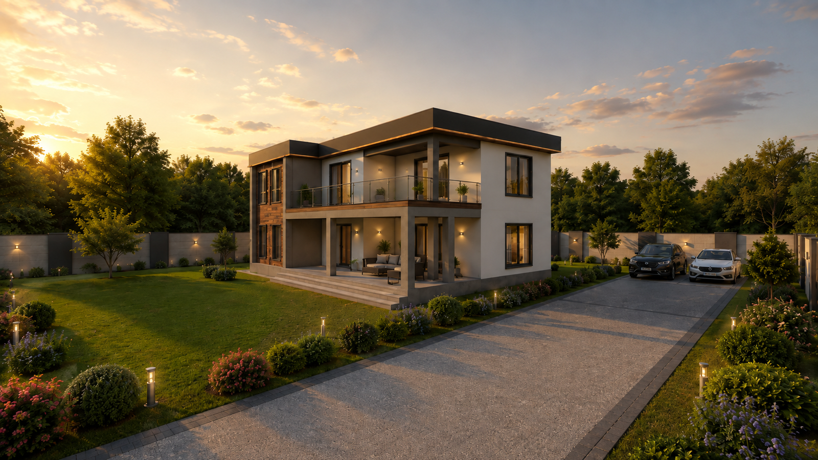 242 m² 6+1 İki Katlı Çelik Ev