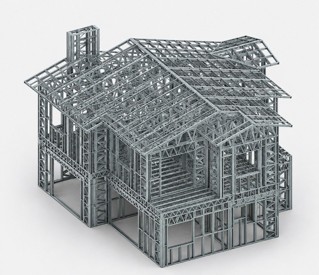 Galvanizli hafif çelik taşıyıcı sistem